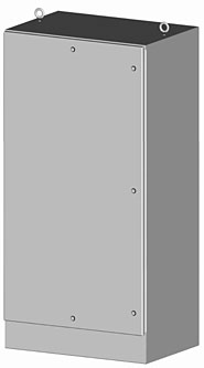 SCE-ELFS Series Electrical Enclosure:Free-Standing Steel Electrical Enclosures, NEMA Type 4 Enviroline® Series