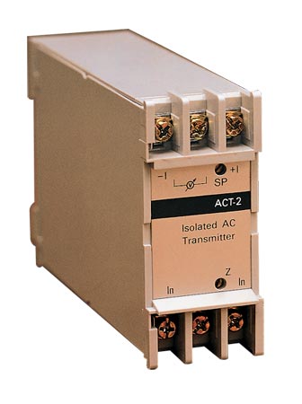 DRA-ACT-2 Series : DIN Rail Mount AC Voltage/Current Signal Conditioners, 2-Wire Loop Powered Design