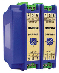 DRF-RES and DRF-POT:Resistance and Potentiometer Input Signal Conditioners