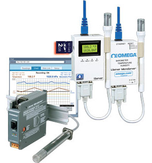 iBTX and iBTHX Series:iServer MicroServer Barometric Pressure, Temperature, and Humidity Transmitters