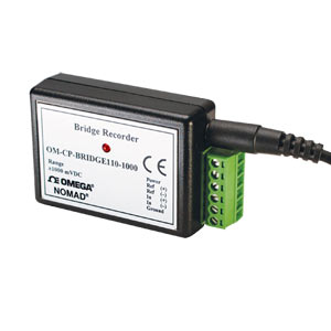 OM-CP-BRIDGE110-10:Bridge/Strain Gage Data Logger, Part of the NOMAD® Family