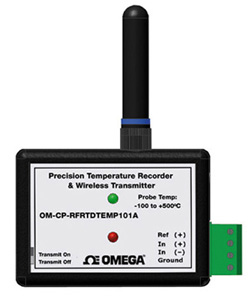 OM-CP-RFRTDTEMP101A:Precision RTD Recorder and Wireless Transmitter Part of the NOMAD® Family