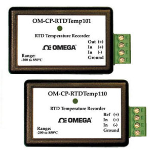 OM-CP-RTDTEMP101 and OM-CP-RTDTEMP110  :Precision Temperature Data Loggers Part of the NOMAD® Family
