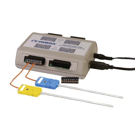 OM-DAQ-USB-2401 : Portable USB thermocouple/voltage input data acquisition module