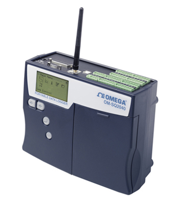 OM-SQ2040-2F16:Portable Data Logger with 16 or 32 Universal Inputs Plus 2 High
Voltages, 4 Pulse and 8 DigitalEvent/State Inputs - Discontinued