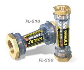 FL-500:In-line Flow Meters for Use with Water and Air