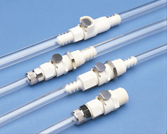 FT-PLC-12 Series : THERMOPLASTIC QUICK COUPLINGS - Polypropylene 1/8