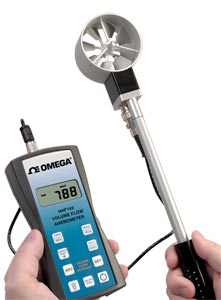 HHF142:High Accuracy Handheld Rotating Vane Anemometer