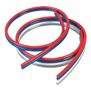 MCRPT Series Tubing, 95A Durometer Polyurethane Tubing:Omegaflex® Multi-Colored Ribbon Polyurethane Tubing - Discontinued