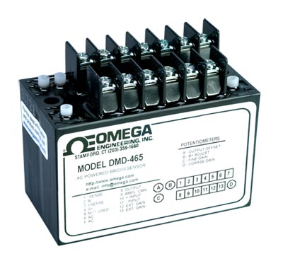 DMD-465 : Strain Amplifier/Signal Conditioners Modules for Strain Gages, Load Cells and Transducers
