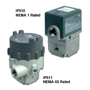 IP510, EP510, IP511, EP511 Series:Heavy Duty Electropneumatic ConvertersI/P and E/P Models