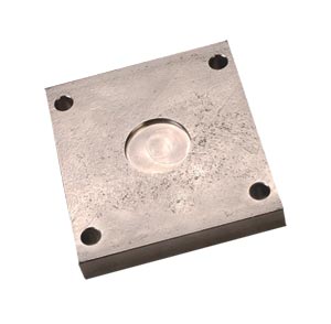 LC1000-TP:Mounting Plates for LC1001/LC1011 Series Load Cells, Nickel Plated Steel or 17-4 pH Stainless Steel