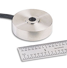 LC321:Miniature Compression Load Cell with Threaded Center Hole