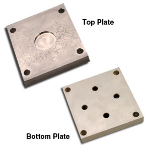 LCM1000-BP4 and LCM1000-TP4:Mounting Plates for LCM1001/LCM1011 Series Metric Load Cells