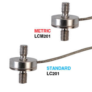 LCM201 Series:Subminiature Tension & Compression Load Cell | 19mm Diameter | 100 to 500N