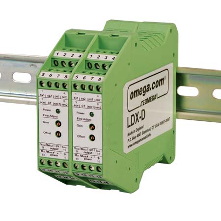 LDX-D : DIN Rail Mount Signal Conditioners for AC LVDT Transducers