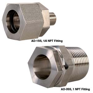 PX102 Adaptor:Flush Mount Adapters for PX102 and PX103 Series Pressure Transducers