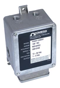 PX654:Highly Accurate, Low Pressure Industrial Transducer