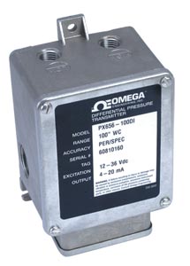 PX656:Highly Accurate, Low Pressure Industrial Transmitter