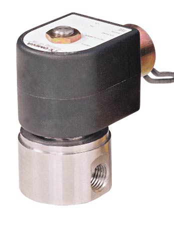 SV120 Series : 2-Way General Purpose Solenoid Valves - Stainless Steel Body, Normally Closed