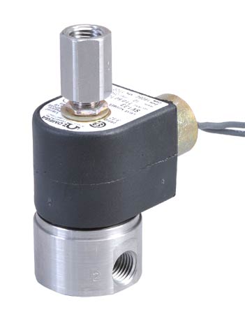 SV130 Series : 2-Way General Purpose Solenoid Valves - Stainless Steel Body, Normally Open