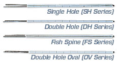 BARE, SH, DH and OV Series:Ceramic Beaded and Bare Wire Thermocouple Elements for Head and Well Assemblies