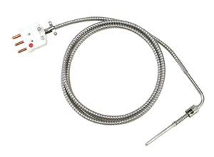 CF-000-RTD, BT-000-RTD, CF-090-RTD and BT-090-RTD:Extruder RTD Probes, Compression Fitting and Bayonet Styles