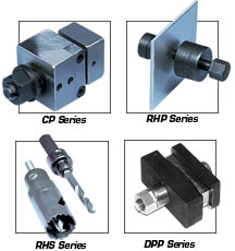 CP, DPP, RHS, RHP, RS Series:Panel Punches and Hole Saws for Thermocouple Connectors, DIN Size Controllers and Panel Meters