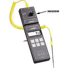 HH20SW-J, HH20SW-K, HHSW-T:Multiprobe Switchbox For Handheld Thermocouple Thermometers