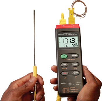 OMEGAETTE®
HH306 Series:Datalogger Thermometers With Type K Thermocouples