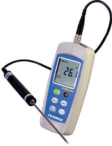 HH370:PT100 RTD Handheld Thermometer