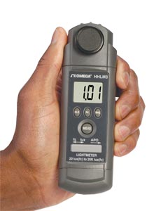 HHLM3 and HHUVA1:Handheld Light and UVA Meter