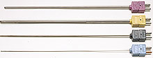 H(*)QIN and H(*)QSS Series:Quick Disconnect Thermocouples with High Temperature Standard Size Molded Connector - Model Numbers HJQIN, HKQIN, HTQIN, HEQIN, HJQSS, HKQSS, HTQSS, HEQSS