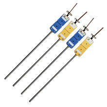 (**)IN and (**)SS:Quick Disconnect with Removable Standard Size Connectors - All types of Thermocouples