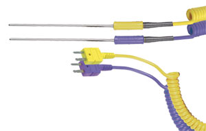 (*)TSS-HH Series:General Purpose Thermocouple Probes With Miniature Plug Connector
