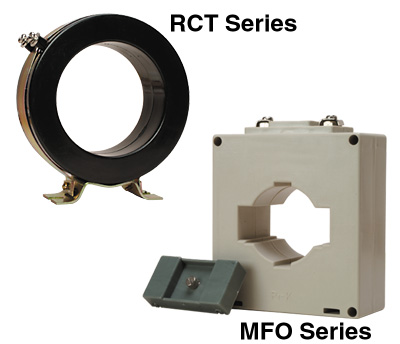 MFO and RCT Series : AC Current Transformers for Ammeters (Low Voltage)