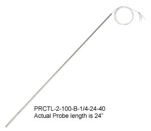 PRCTL Series:Cut To Length RTD PT100 Sensor Probe For Field Adaptable Applications