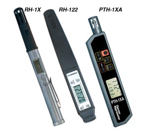PTH-1XA, RH-122 and RH-1X:Pocket Testers for Temperature and Relative Humidity