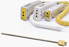 SDX-SET and HDX-SET Series:Quick Disconnect Handle/Thermocouple Probe Sets with High Impact ABS or Rugged Aluminum Handles
