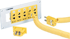 SPJ-(*)-F:Panel Jacks for Standard Size Connectors  | Thermocouples