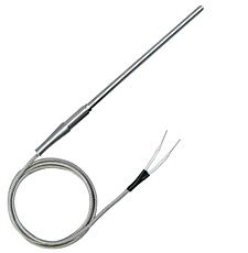 TJ36-XSIB Series:High Temperature Lead Wire (Inconel® 600 Braid over Silica Ceramic Insulation)  Rugged Transition Joint Thermocouple Probes