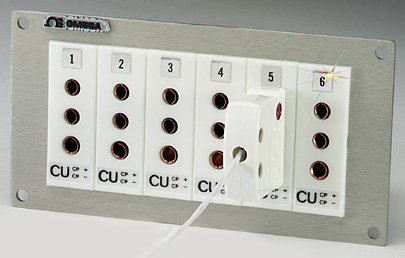 TJP : Jack Panels with Color Coded 3 Prong Connectors